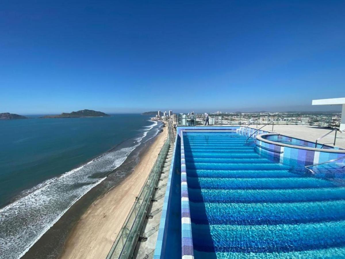 Departamento en el malecón, Torre Central 102 Mazatlán Exterior foto
